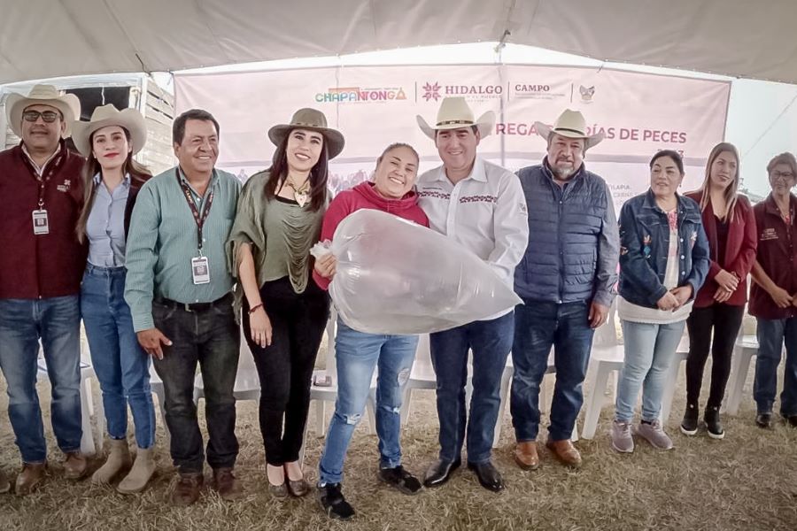 Saderh Llevó a Cabo Entrega de Crías de Peces en Diferentes Municipios