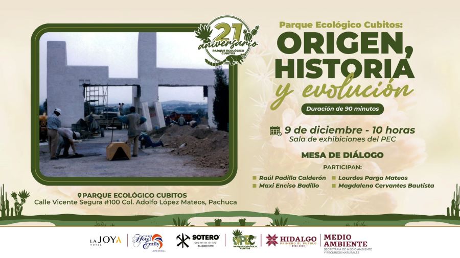 Parque Ecológico Cubitos Invita al Cierre de Actividades Conmemorativas de su 21 Aniversario