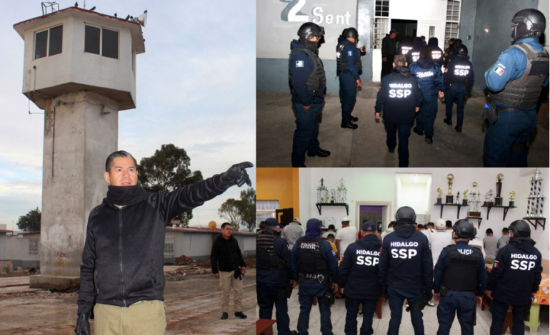 Realiza SSPH Operativo Sorpresa en Cereso de Pachuca