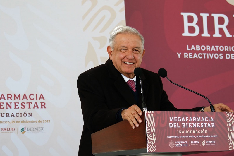 Inauguro el Presidente López Obrador la Megafarmacia del Bienestar