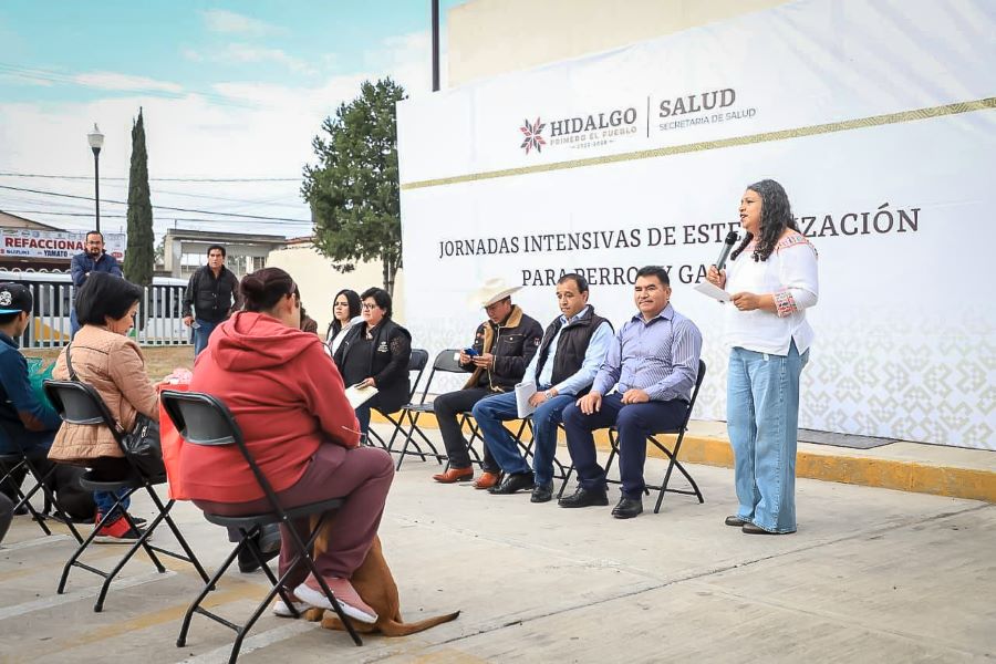 SSH Realiza Jornada de Esterilización de Perros y Gatos en Villa de Tezontepec