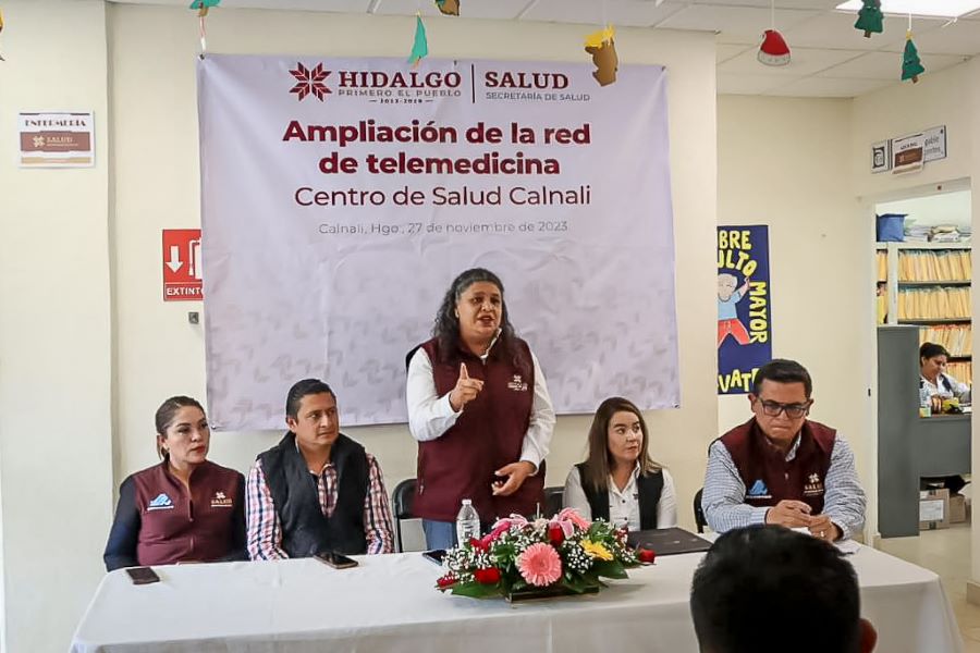 SSH extiende red de atención de telemedicina a Calnali