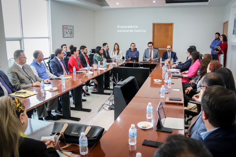 Bienvenida al nuevo Encargado del Despacho de la Procuraduría General de Justicia del Estado de Hidalgo (PGJEH), Francisco Fernández Hasbun