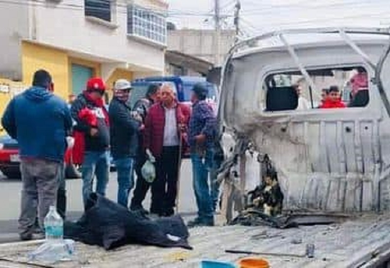 Explota Camioneta de la Alcaldía  Cargada de Pirotecnia en la Feria Regional de Tepeapulco, Tres Lesionados Graves