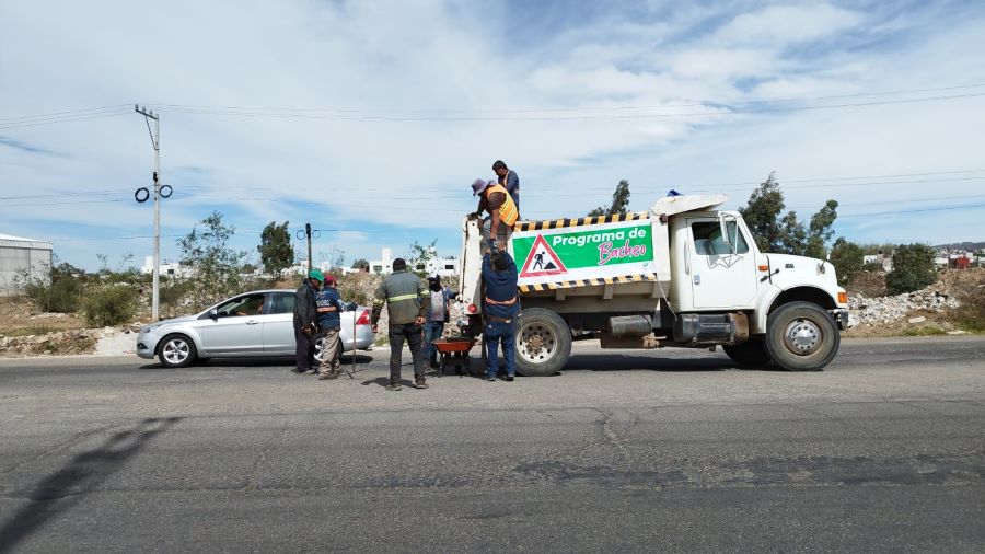 Gobierno Municipal de Tulancingo Mantiene Activa Brigada de Bacheo