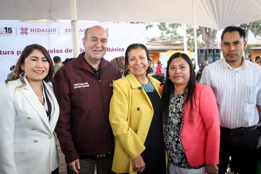 Gobierno de Hidalgo Beneficia Con Infraestructura Al Sector Educativo Del Valle Del Mezquital