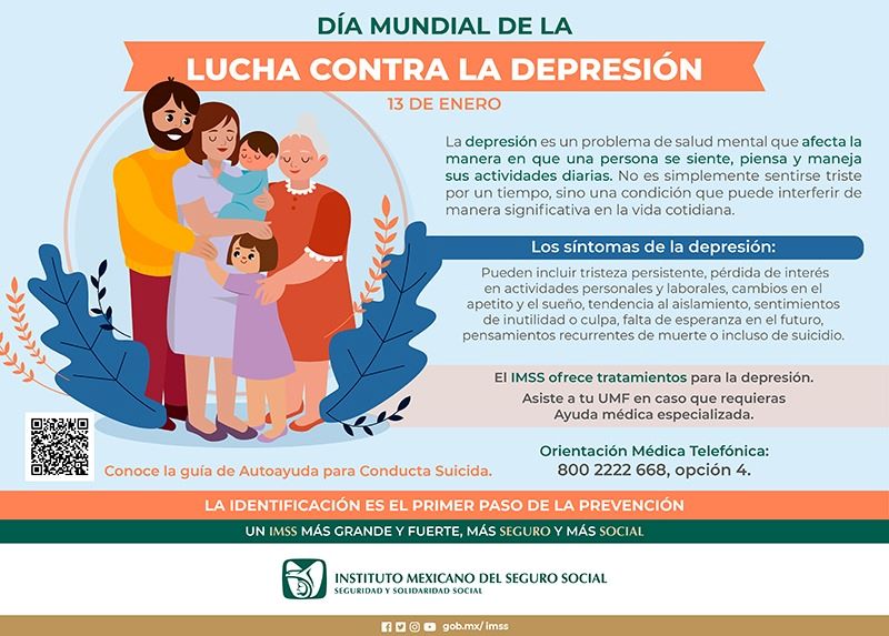 Se Suma IMSS Hidalgo al Día Mundial de la Lucha Contra la Depresión