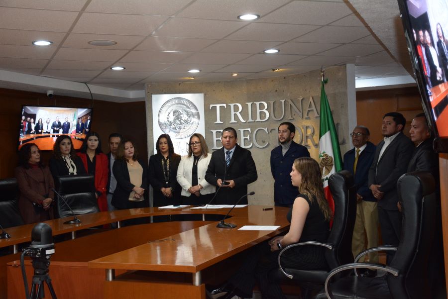TEEH Designó como Magistrada en funciones a la Mtra. Lilibet García Martínez y como Secretario General en funciones el Lic. Francisco José Miguel García Velasco
