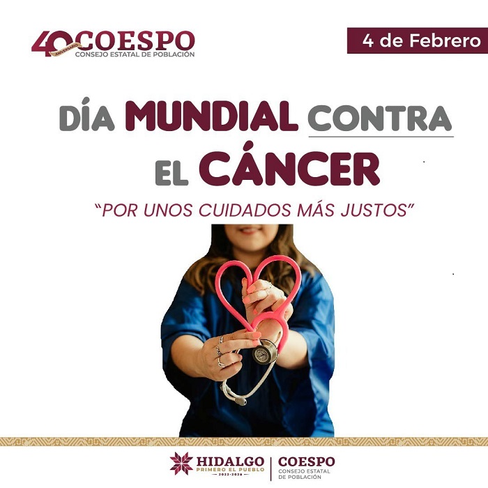 Día Mundial Contra el Cáncer, 4 de febrero en Hidalgo al 2022, los Tumores Malignos son la Tercera Causa de Mortalidad con 2 Mil 152 Defunciones
