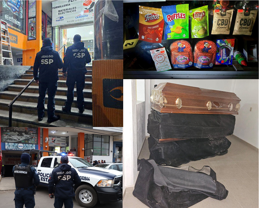 Confisca SSPH Dulces Con Presunta Marihuana En Tepeapulco