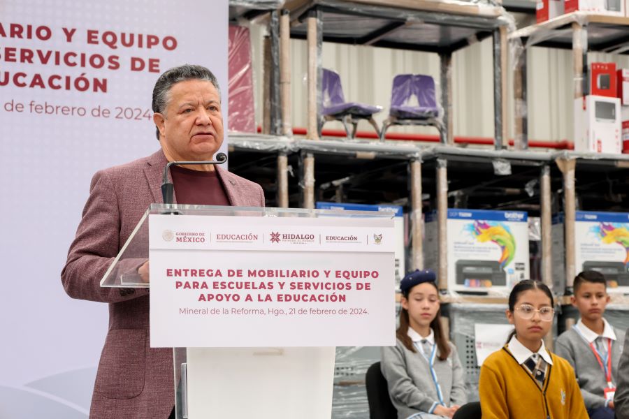 Destina gobierno de Hidalgo 158 mdp para equipamiento de escuelas