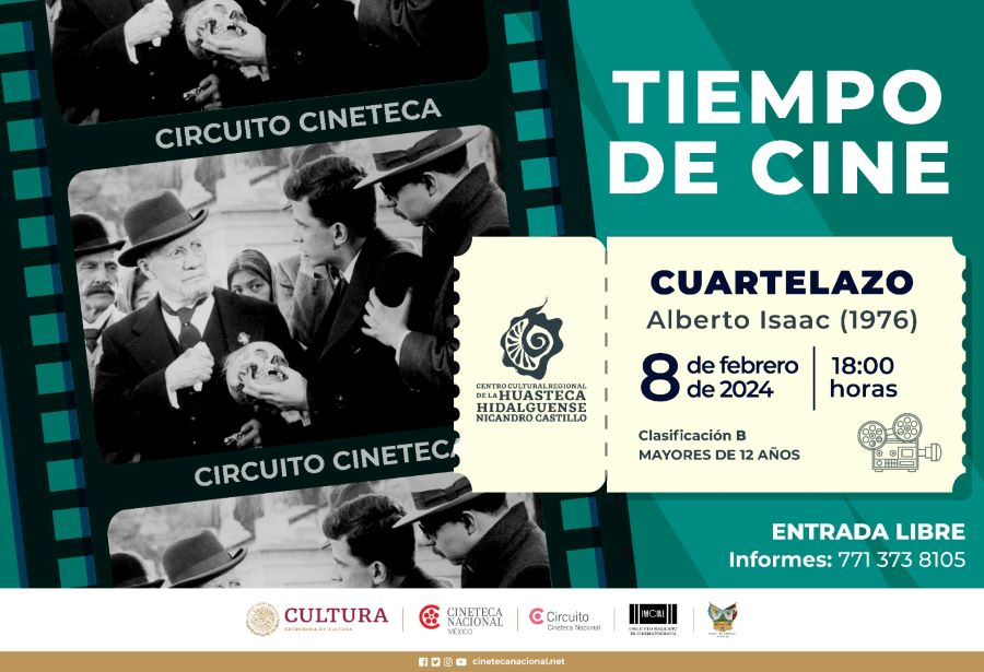 Llegan Filmes de Cineteca Nacional a Centros Culturales Regionales