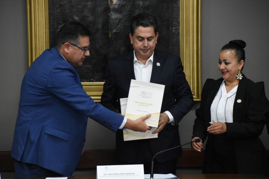 Presenta ASEH al Poder Legislativo Pendientes Por Solventar de $1´131,757,970.00 en la Cuenta Pública del 2022