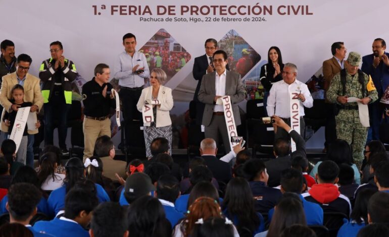 Se Realiza Primera Feria de Protección Civil en Hidalgo
