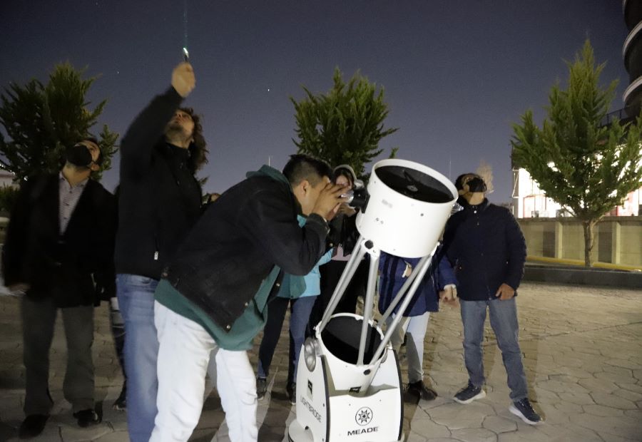 Se Reúne Sociedad de Astronomía de UAEH Para Abordar El Firmamento