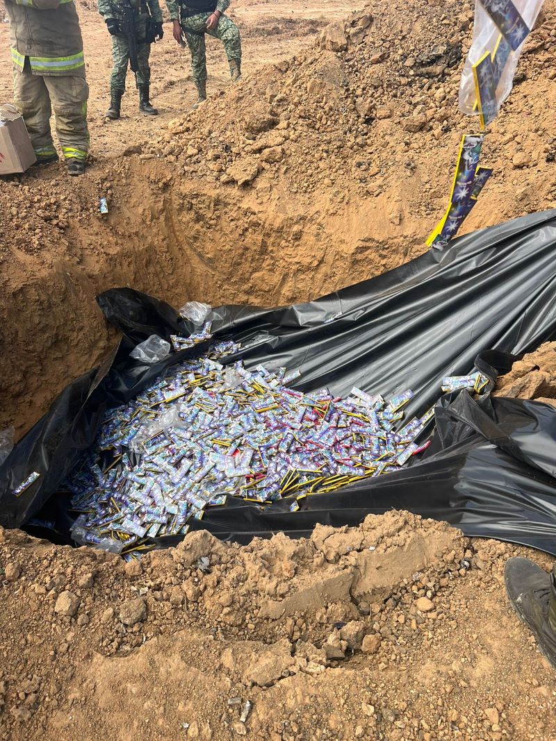 La alcaldía de Tulancingo Lleva a Cabo Quema de la Pirotecnia Incautada en Diversos Operativos.
