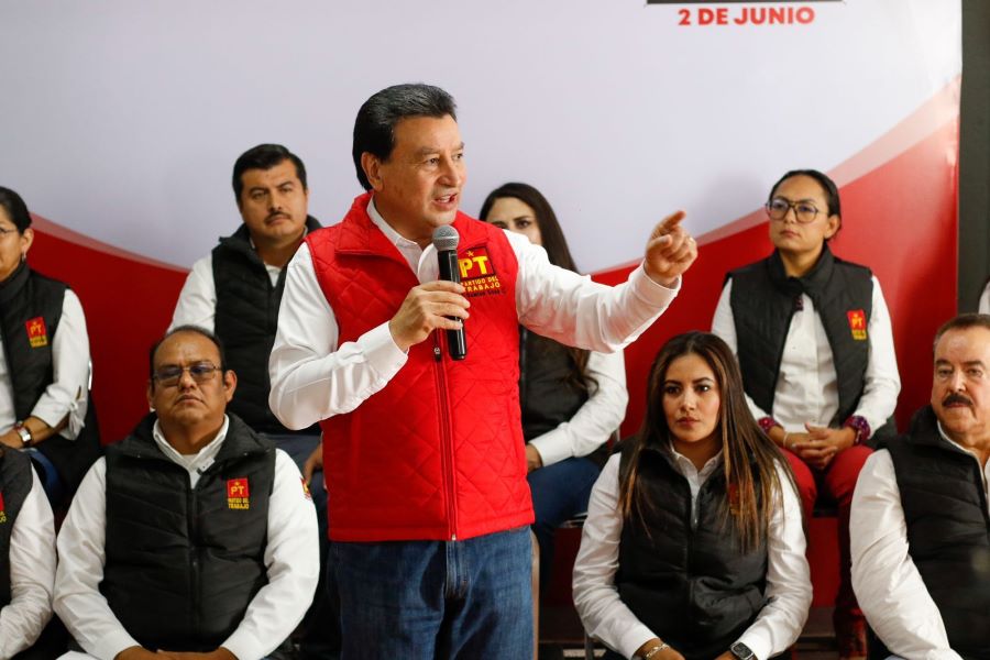 Arranca PT Campaña Federal, Damián Sosa y Karen Daniela Chávez al Senado y Candidatos a Diputados Federales a los Distritos Distrito 1,3, 4, 5, 6, 7