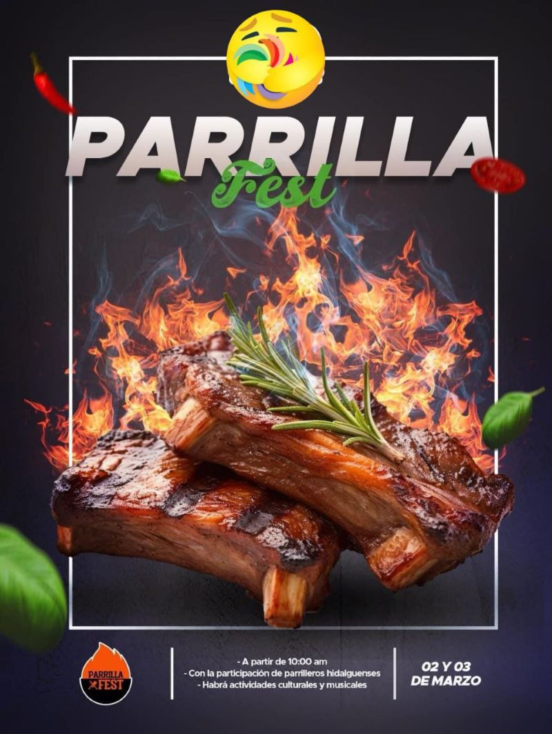Celebran Parrilla Fest 2024, en Mineral de la Reforma.