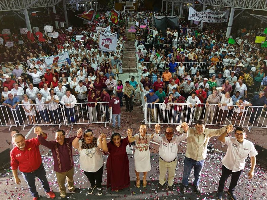 Es tan noble la transformación que en 2024 va a llegar la primera Presidenta transformadora de México”, aseguró Claudia Sheinbaum