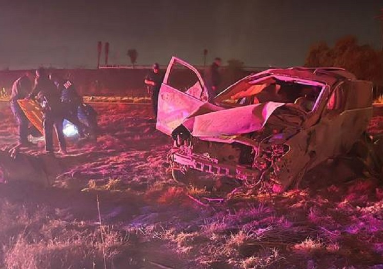 Conducía a Gran Velocidad, Perdió el Control de su Auto Volcó, Murieron dos Personas y otras 4 Resultaron Heridas