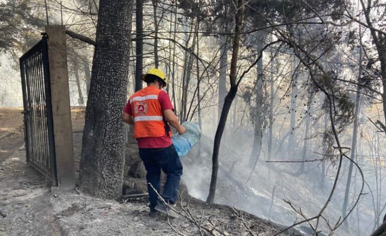 Continúan Trabajos Para Sofocar Incendios en Territorio Hidalguense