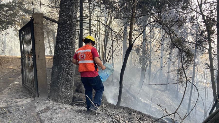 Continúan Trabajos Para Sofocar Incendios en Territorio Hidalguense