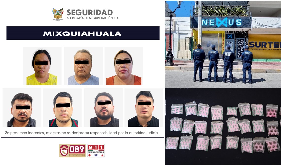 Desmantela SSPH Punto de Narcomenudeo en Mixquiahuala