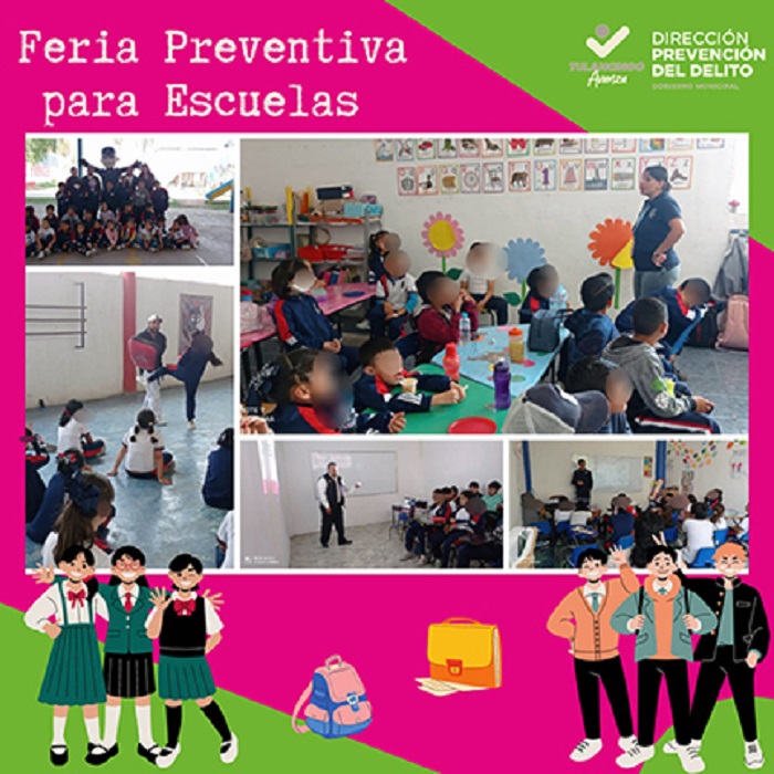 Ferias de Prevención del Delito en Escuelas de Tulancingo