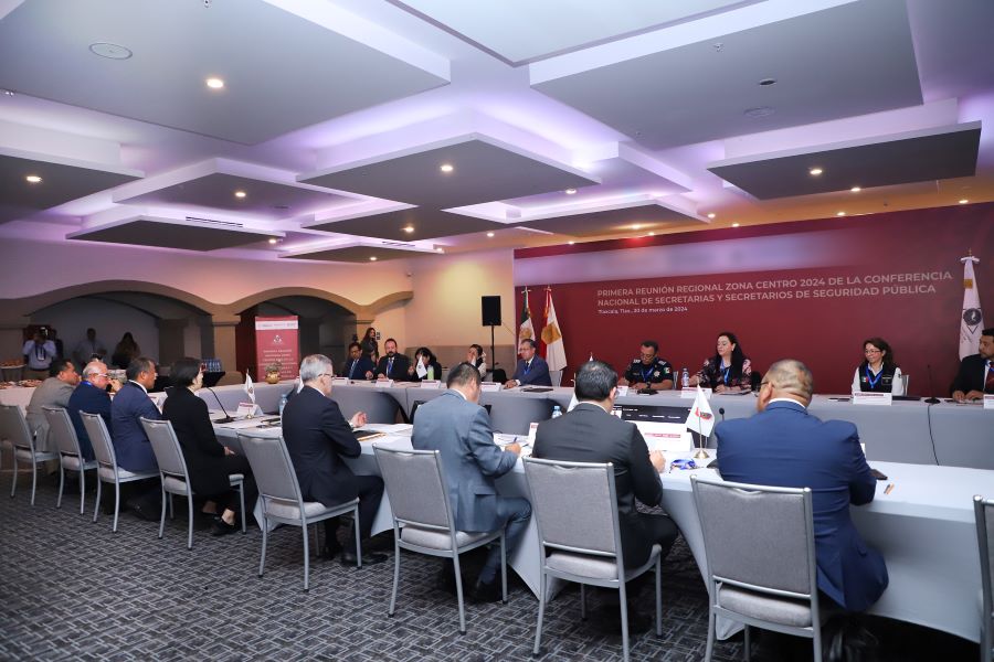 Participa Hidalgo en Reunión de Seguridad de La Zona Centro