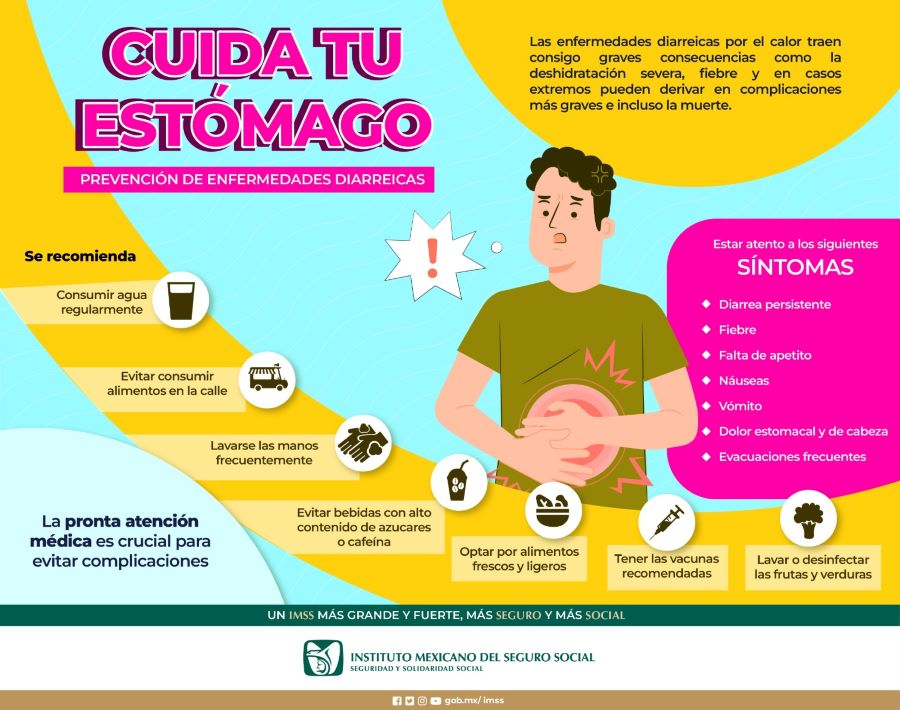 Recomendaciones Para Prevenir Enfermedades Diarreicas en Temporada de Calor: IMSS Hidalgo