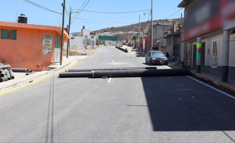 SIPDUS Informa Que La Vialidad en la Colonia Río de la Soledad, Mineral de la Reforma No Está Abierta al Público