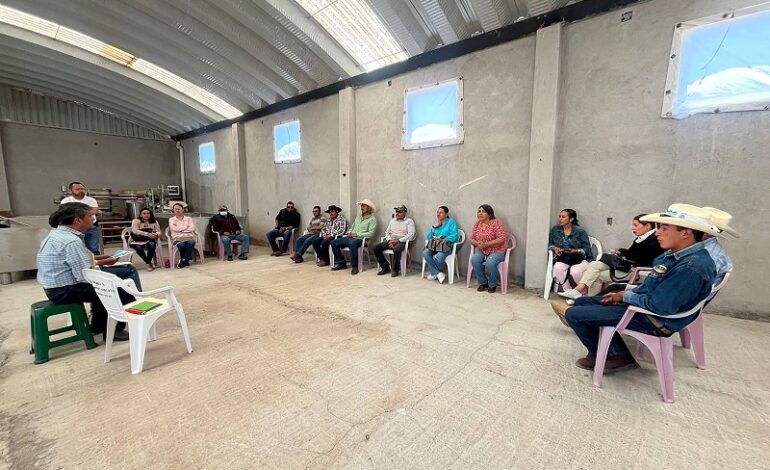 Saderh se Reúne Con Los Presidentes de Los Centros de Acopio de Leche de la Región del Valle de Tulancingo