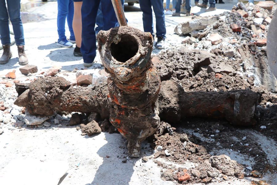 Atiende Caasim Afectación del Sistema Hidráulico en la Colonia San Antonio el Desmonte