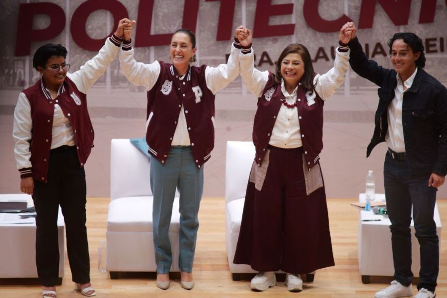 Claudia Sheinbaum Llama a La Comunidad Estudiantil del IPN a Hacer de México Una Potencia de Desarrollo, de Empleo y Bienestar Con el Segundo Piso de la 4t