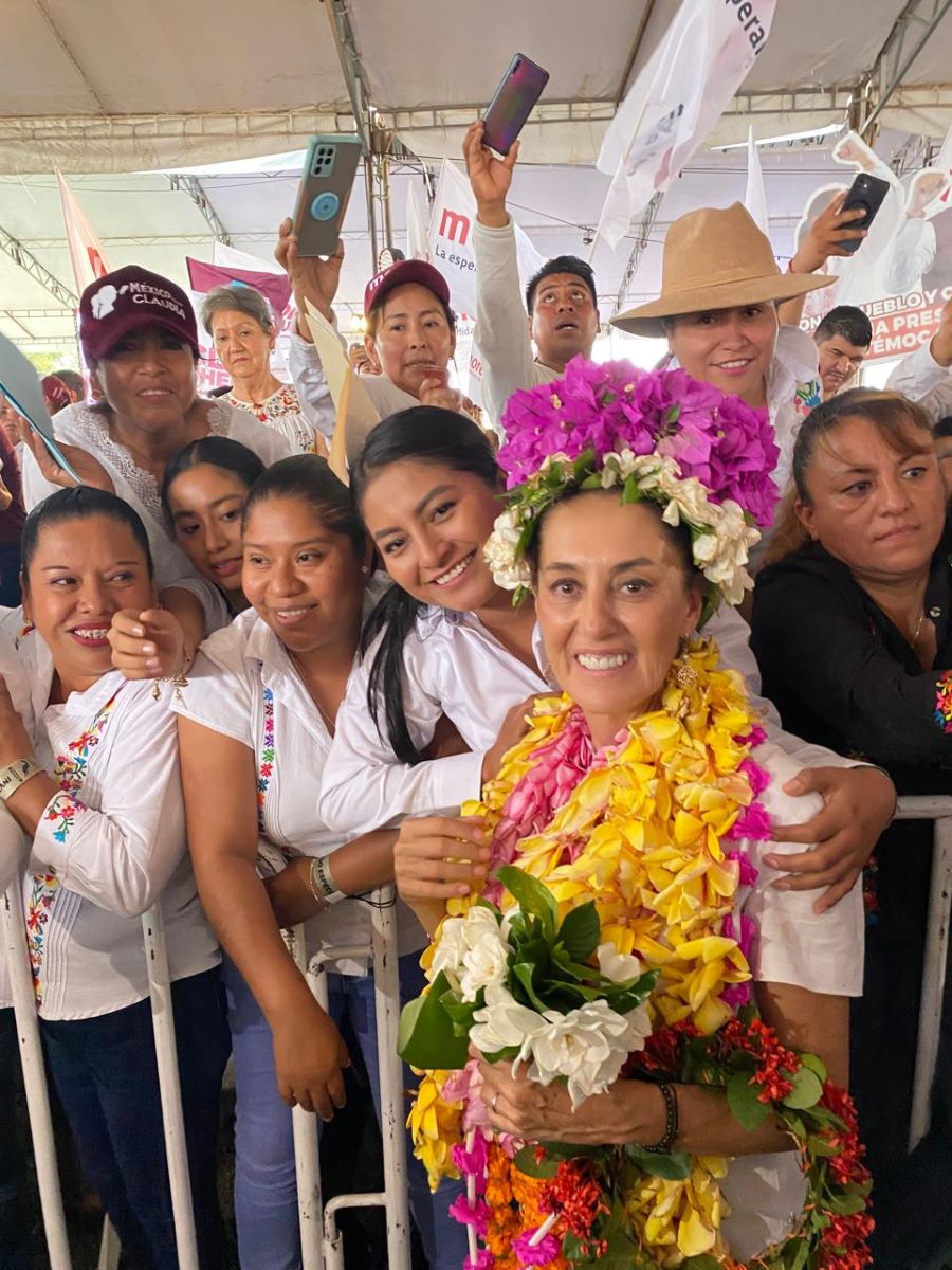 Claudia Sheinbaum Felicita y le Augura Triunfo a Yessi Cortez
