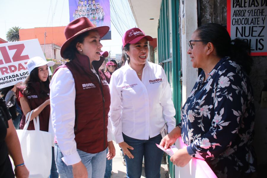 Comparte Simey Olvera Visión de la 4t en Tulantepec y Singuilucan