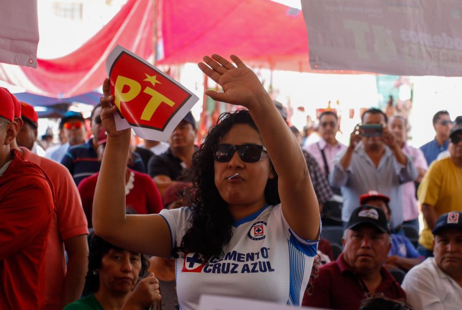 Damián Sosa va por el desarrollo de Hidalgo con el PT