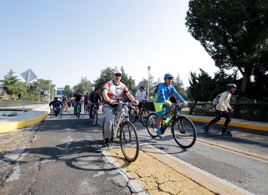 Disfrutan familias Primera Rodada Recreativa Garza FINI