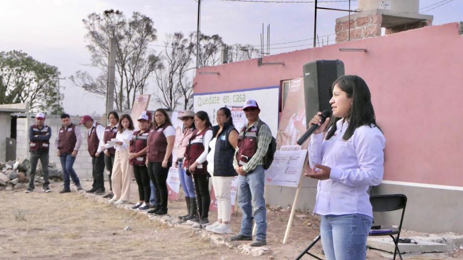 En Huichapan, Llama Alma Elías a Votar “5 de 5” a Favor de la 4t