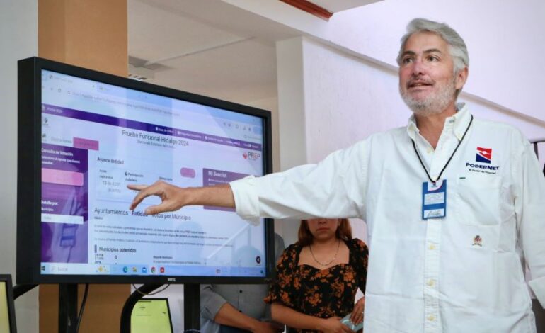 IEEH Desarrolla Exitosamente Primera Prueba de Funcionalidad del PREP Hidalgo 2024