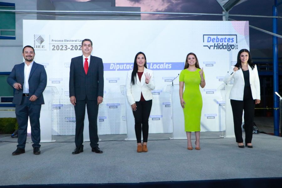 IEEH Realiza Debate de Diputaciones Locales Del Distrito 17 Mineral de La Reforma
