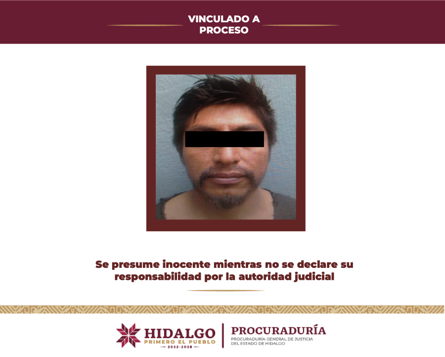 Vinculan a Proceso de Probable Responsable de Homicidio Doloso Calificado