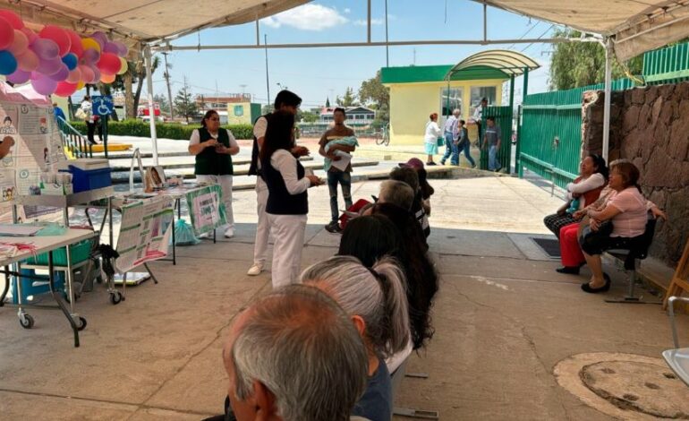 IMSS Hidalgo Feria de la Salud en Cd. Sahagún Durante 6ª Jornada Nacional de Servicios Ordinarios 2024