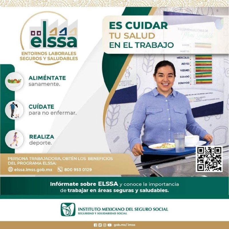 Promueve IMSS Hidalgo Cultura De Prevención en Día Mundial De La Seguridad Y Salud En El Trabajo Con Programa ELSSA