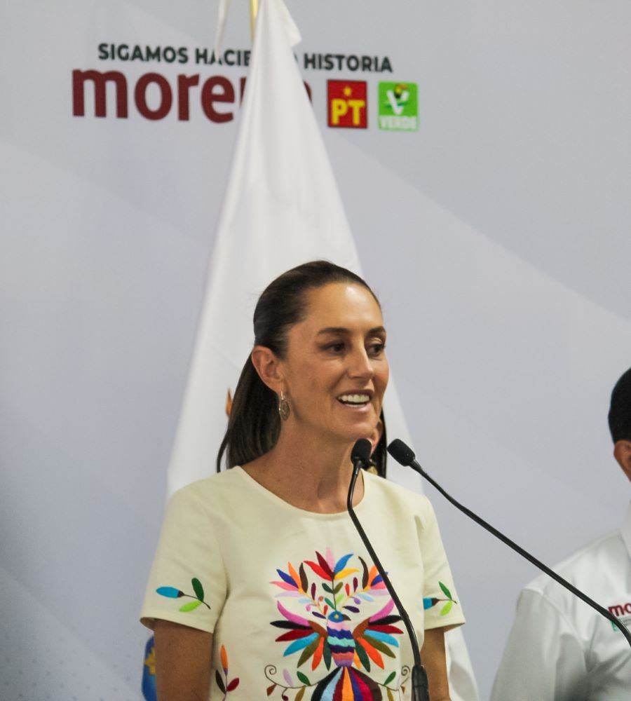 Claudia Sheinbaum Pardo Estará Tentativamente el 11 de Mayo en la Plaza Juárez de Pachuca.