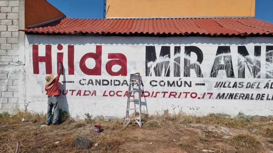 Vandalizan Bardas de Hilda Miranda; Interpondrá Denuncia