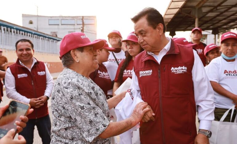 Andrés Velázquez Recibe Respaldo en la Colonia Cubitos