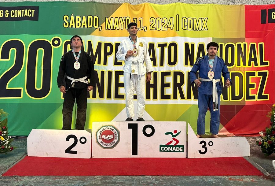 El Equipo Hidalguense Número Uno en el XX Torneo Nacional “Daniel Hernández” de la Federación Mexicana De Jiu Jitsu