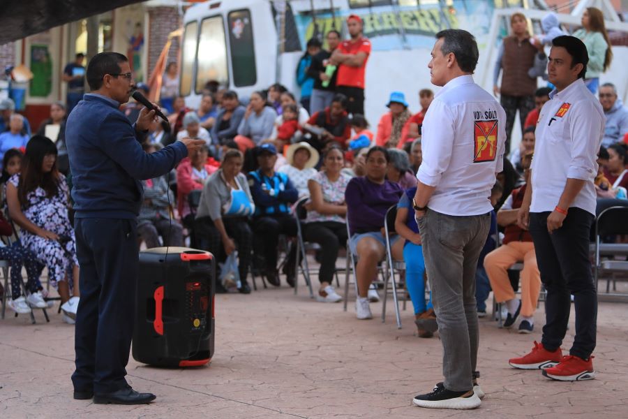 Gestionará Adolfo Pontigo Por El Progreso de Las Comunidades y Colonias de Pachuca