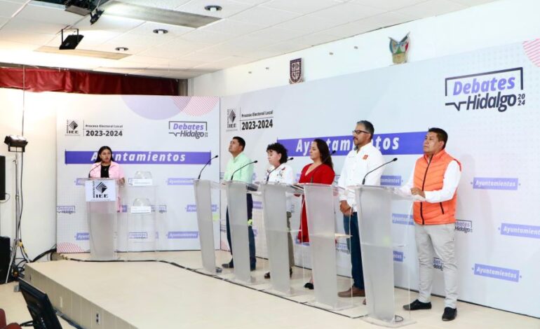 IEEH Realiza Debates De Epazoyucan, Villa De Tezontepec, Singuilucan y Zempoala